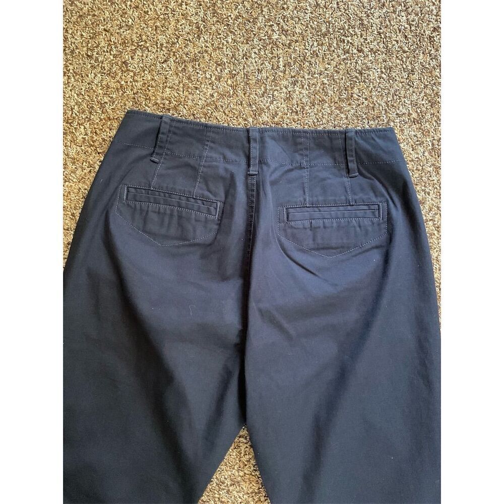 Eddie Bauer Women's Navy Blue Stretch Straight Leg Pants - Size 8 - Picture 4 of 10